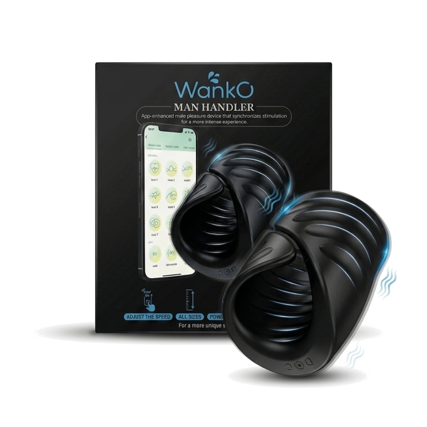 WankO Man Handler — 9 Modes, Remote & App Control, Waterproof