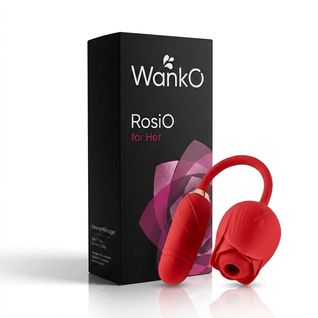WankO RosiO — Rose Vibrator with 10 Suction Modes