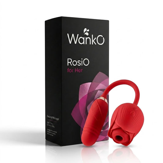 WankO RosiO — Rose Vibrator with 10 Suction Modes